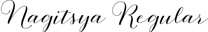 Nagitsya Regular font - Nagitsya.otf