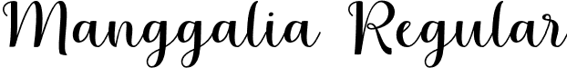 Manggalia Regular font - Manggalia.otf