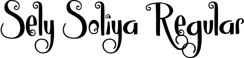 Sely Soliya Regular font - Sely-Soliya.ttf