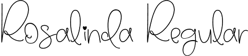 Rosalinda Regular font - Rosalinda.ttf