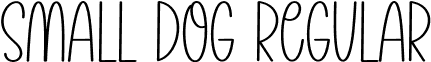 Small Dog Regular font - Small-Dog.otf