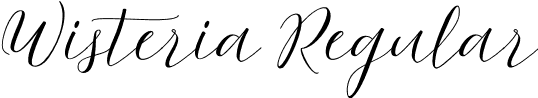 Wisteria Regular font - Wisteria.otf