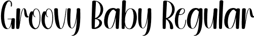 Groovy Baby Regular font - Groovy-Baby.otf