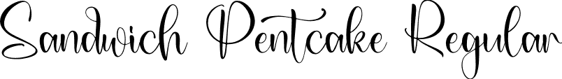 Sandwich Pentcake Regular font - Sandwich-Pentcake.otf