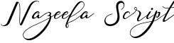 Nazeefa Script font - nazeefa-demo.otf