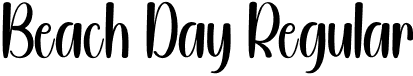 Beach Day Regular font - Beach-Day.otf