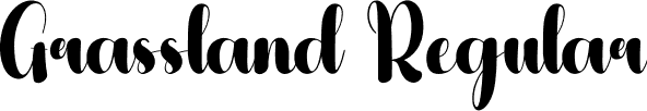 Grassland Regular font - Grassland.otf