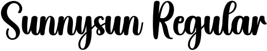 Sunnysun Regular font - Sunnysun.otf