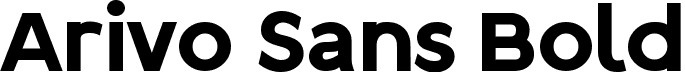 Arivo Sans Bold font - ArivoSans-Bold.otf