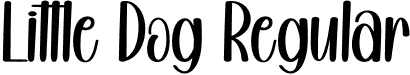 Little Dog Regular font - Little-Dog.otf