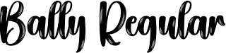 Bally Regular font - Bally.otf