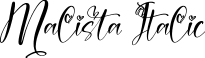 Malista Italic font - Malista-Italic.otf