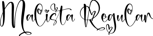 Malista Regular font - Malista.otf