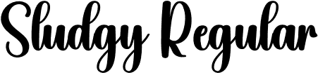 Sludgy Regular font - Sludgy.otf