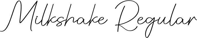 Milkshake Regular font - Milkshake.otf