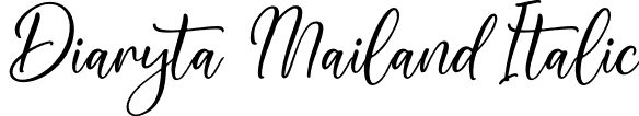 Diaryta Mailand Italic font - Diaryta-Mailand-Italic.otf