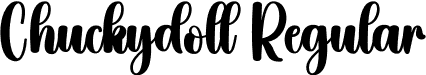 Chuckydoll Regular font - Chuckydoll.otf