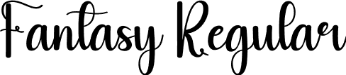 Fantasy Regular font - Fantasy.otf