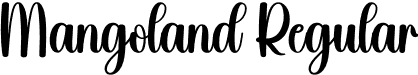 Mangoland Regular font - Mangoland.otf