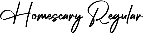 Homescary Regular font - Homescary.otf