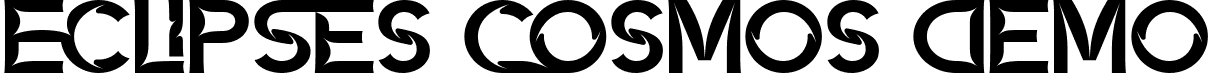 ECLIPSES COSMOS DEMO font - ECLIPSES-COSMOS-DEMO.ttf