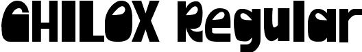 CHILOX Regular font - CHILOX.ttf