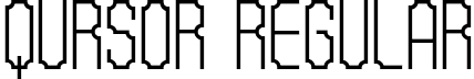 Qursor Regular font - Qursor-Regular.ttf