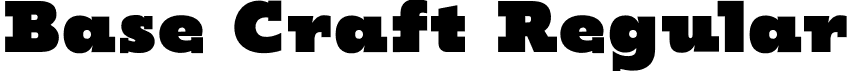 Base Craft Regular font - base-craft.otf