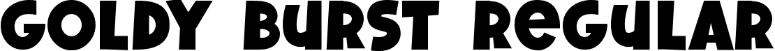 Goldy Burst Regular font - Goldy Burst.ttf