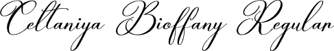 Celtaniya Bioffany Regular font - Celtaniya-Bioffany.otf