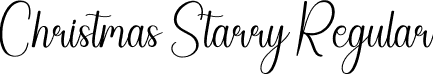 Christmas Starry Regular font - Christmas-Starry.otf