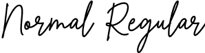 Normal Regular font - Anastasia.otf