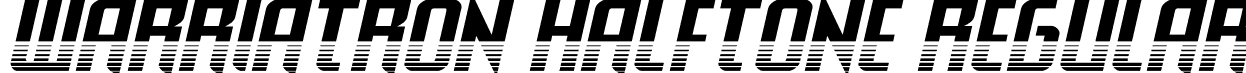 Warriatron Halftone Regular font - WarriatronHalftone-JppYM.otf