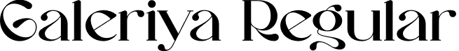 Galeriya Regular font - Galeriya.otf