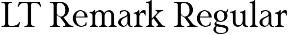 LT Remark Regular font - LTRemark-Regular.ttf