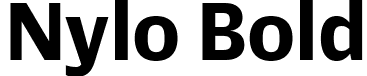 Nylo Bold font - Nylo-Bold.ttf