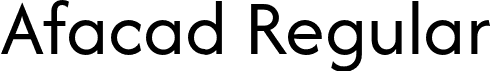 Afacad Regular font - Afacad-Regular.otf