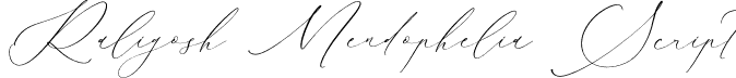 Raligosh Mendophelia Script font - Raligosh-Mendophelia-Script-Italic.otf