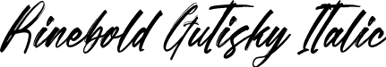 Rinebold Gutisky Italic font - Rinebold-Gutisky-Italic.otf