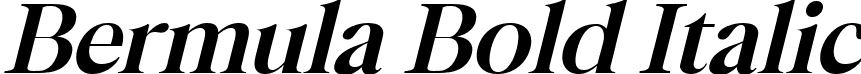 Bermula Bold Italic font - Bermula Bolditalic.ttf