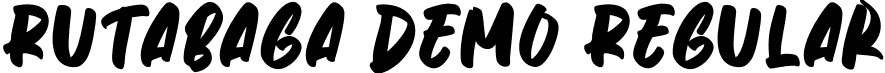 Rutabaga Demo Regular font - Rutabaga-Regular (1).ttf