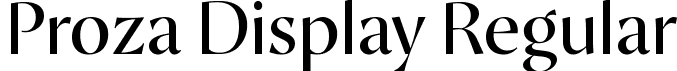 Proza Display Regular font - ProzaDisplay-Regular.ttf