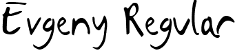 Evgeny Regular font - Evgeny - Regular.ttf