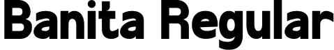 Banita Regular font - Banita.otf