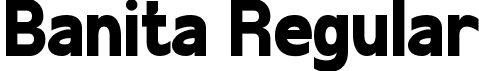 Banita Regular font - Banita.ttf