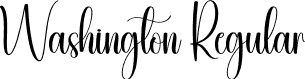 Washington Regular font - Washington.otf