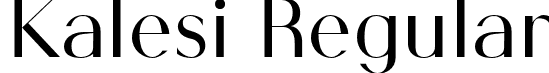 Kalesi Regular font - Kalesi-Regular.otf