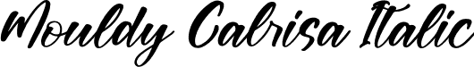 Mouldy Calrisa Italic font - Mouldy-Calrisa-Italic.otf