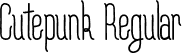 Cutepunk Regular font - Cutepunk_Regular.otf