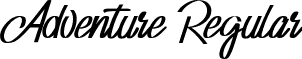 Adventure Regular font - Adventure-gOD1.ttf